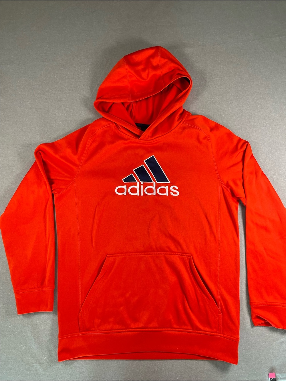 ADIDAS | Boy’s Performance Pullover Hoodie Orange Red | XL 18